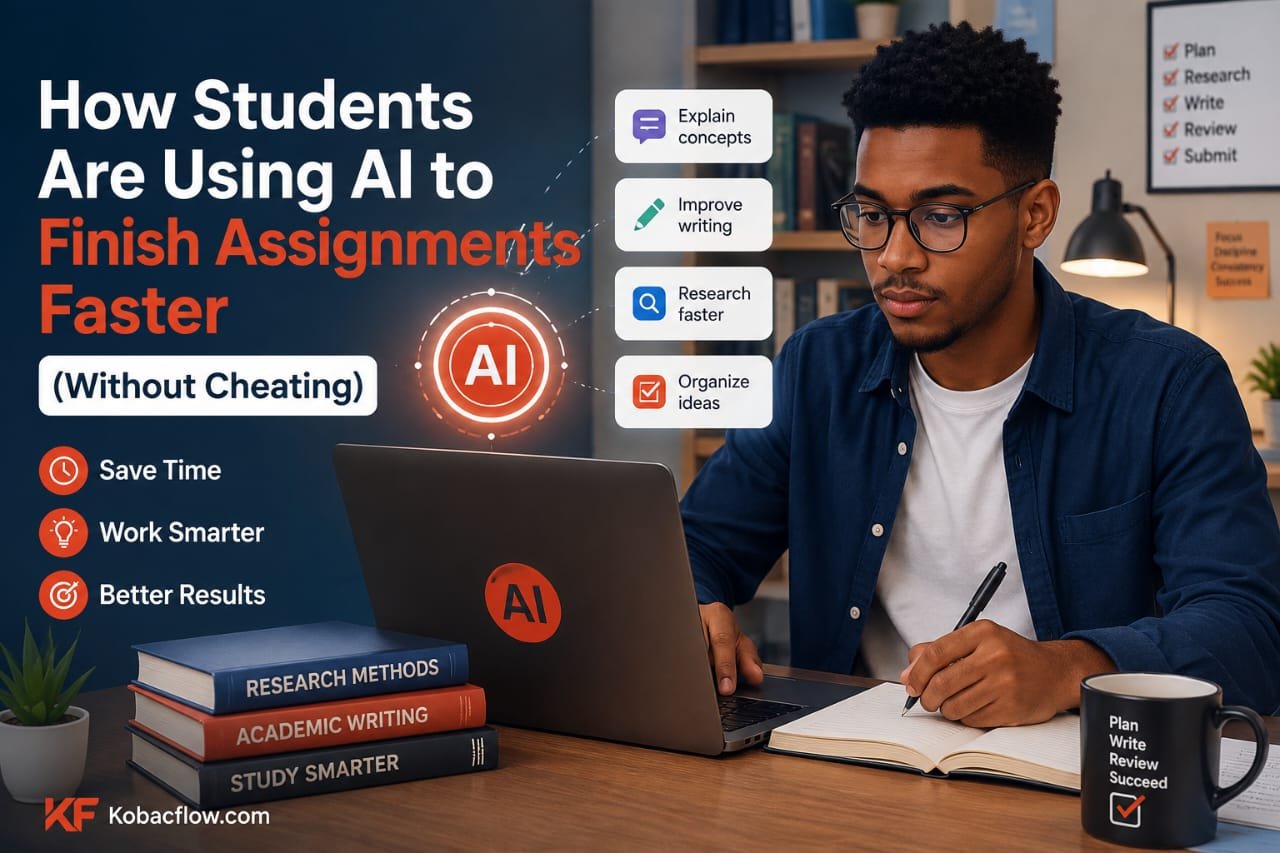 You are currently viewing How Students Are Using AI to Finish Assignments Faster (Without Cheating)