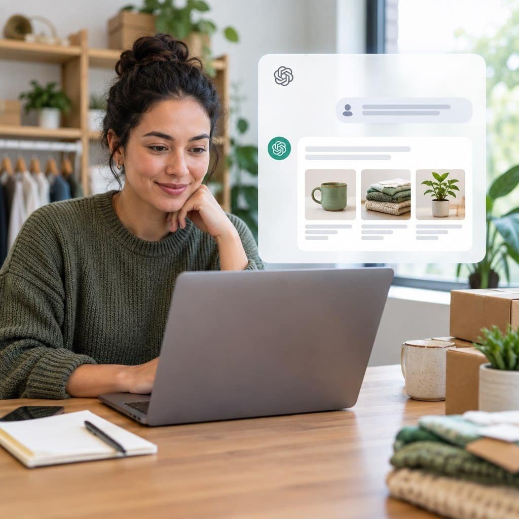 Illustration of AI Skills connecting study, content creation, and online business workflows